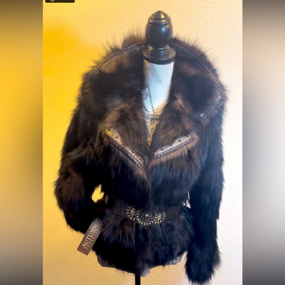 Autunno Shearlings Jackets & Blazers - Stunning designer sable fox jacket